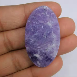 Pierres précieuses de lépidolite naturelle Belles cabochons de lépidolite Cabochons en vrac de lépidolite pour la fabrication de bijoux aux prix de gros - Product Image 1