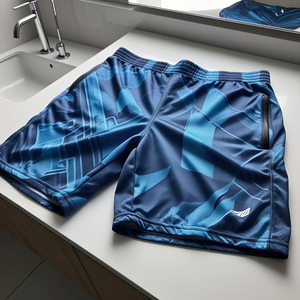 OEM sublimación malla pantalones cortos de los hombres 100% poliéster playa verano sublimación pantalones cortos hombres - Product Image 2