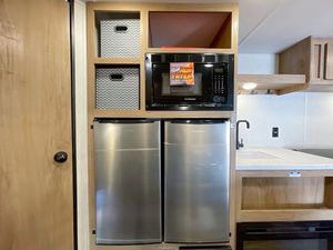 Abordable 2024 vente en gros RV caravanes tout-terrain camping-car remorque avec tente sur le toit fabriqué/remorque Treadrop à vendre - Product Image 4