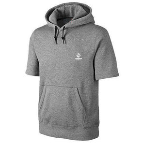 Pull à fermeture éclair Sweat à capuche à manches courtes d'entraînement décontracté Slim Fit Sweat à capuche zippé léger à manches courtes avec poche Kanga - Product Image 6