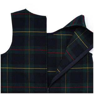 ชุดยูนิฟอร์มแบบพินาฟอเรสลายตารางสีเขียวสไตล์อังกฤษสำหรับเด็กผู้หญิง รับผลิตแบบ OEM ODM  ขั้นต่ำในการสั่งซื้อน้อย  ชุดนักเรียนสำหรับกิจกรรมกีฬา  ผู้จัดจำหน่าย - Product Image 3