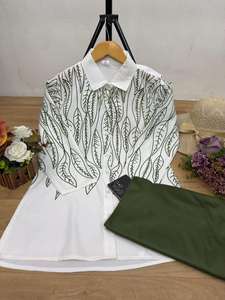 Pantalones Palazzo Rectos de Rayón Estampado Antiarrugas, Casuales y a la Moda, para Oficina, Fiesta, Vestido o Uniforme - Product Image 4