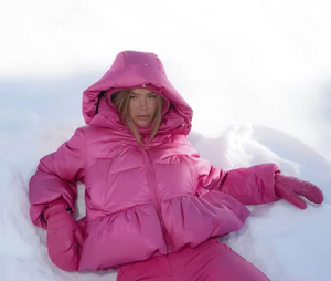 Les plus populaires : Veste de ski personnalisée grande taille en polyester imprimé, imperméable, respirante, avec isolation Primaloft et fermeture éclair matelassée - Product Image 6