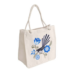 Bolsas Ecológicas Kiwiana Fantail, Bolsa de Compras Reutilizable de Diseño, Asa Mediana, Ecológica, Reciclable, con Letras para Alimentos, Regalos Publicitarios - Product Image 1