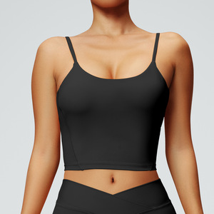 เสื้อกล้ามเข้ารูปสำหรับเล่นโยคะเสื้อกล้ามสำหรับผู้หญิงเสื้อกล้ามออกกำลังกายเข้ารูปป้องกันแบคทีเรีย - Product Image 3