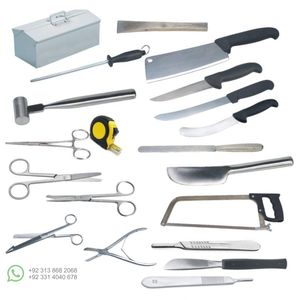 Kit de Instrumentos Quirúrgicos Veterinarios para Necropsia, Herramientas Profesionales Completas para Autopsias de Animales, Uso en Laboratorio y Campo - Product Image 5