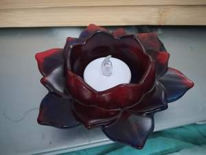 Soporte de vela de resina decorativo moderno hecho a mano elegante soporte de luz de té para el hogar artesanías de resina de regalo - Product Image 4