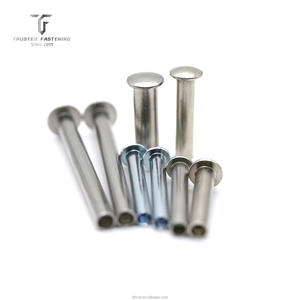 RVS kop semi-tubulaire klinknagels voor metaalbevestiging |   M4 M5 Halfholle klinknagels KLASSE 4 Greepbereik 1,1-1,5 Op maat gemaakt - Product Image 1