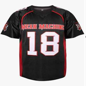 Conjunto de camiseta de fútbol americano personalizable de gran oferta para jóvenes de alta calidad con colores sublimados y diseño de logotipo para hombres y mujeres - Product Image 2