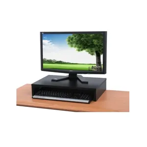 <b>Computer</b> Monitor Stand Underneath <b>Storage</b> PC Screen Stand Riser <b>for</b> Office - Product Image 1
