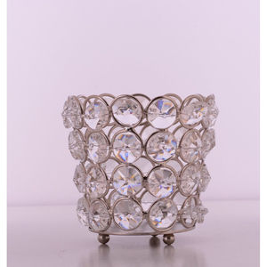 Support votif en cristal fabriqué à la main support de lumière de thé élégant pour les mariages décoration de pièce maîtresse parfaite chandelier de longue taille - Product Image 2