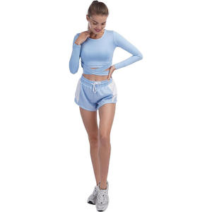 Nouveautés Vêtements de sport pour femmes 2 pièces Ensembles de sport Soutien-gorge de yoga à fort impact et pantalon de sport droit Tenue d'entraînement Séchage rapide - Product Image 5