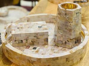 Plateau de service d'incrustation d'os, plateau de service d'incrustation d'os de combinaison de qualité supérieure et de bonne couleur pour l'exportation - Product Image 6