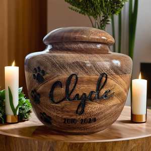 Urnas pequeñas de madera para cenizas de mascotas Urna de cremación de recuerdo para cenizas Mini urnas para urnas de mascotas para perros urnas de gatos para cenizas - Product Image 4