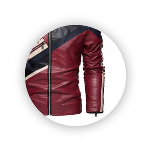 แจ็กเก็ตคอตั้งหนังวัวแบบลำลองพิมพ์ลายแฟชั่นล่าสุดสำหรับโรงงานในฤดูหนาว - Product Image 5