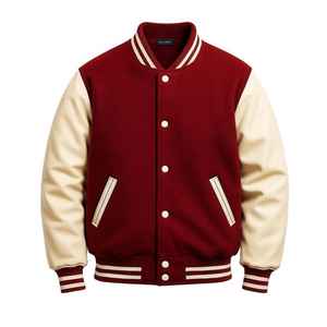 Veste universitaire légère pour femmes, veste bomber de baseball élégante, confortable, tendance, décontractée et à la mode - Product Image 1