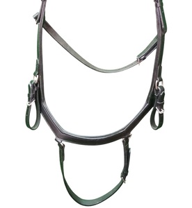Bride faite à la main de haute qualité en cuir véritable réglable Durable abordable équipement d'équitation Tack Set - Product Image 4