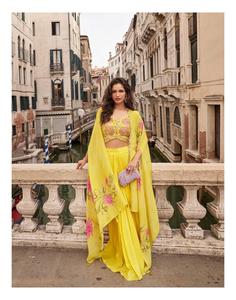 Soie de Chinon élégante avec le travail de miroir et le travail de broderie Salwar Costume Fabricant et fournisseur de Surat au taux le plus bas - Product Image 2