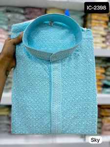 Ropa étnica india de alta calidad, ropa para hombres, ropa para mujeres, Kurtis listos con Dupatta con precio al por mayor y de fabricación - Product Image 2