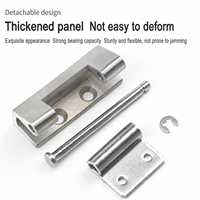 CL237 Stainless Steel Cabinet Hinge Detachable Barrel Hinge 2.5mm with Retaining Ring for Cabinet Door Metal Box Hardware