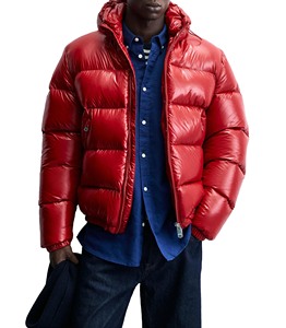 Veste coupe-vent légère pour homme, capuche réglable, fermeture éclair, tissu imperméable, isolation en polaire pour les activités de plein air, décontractée - Product Image 1