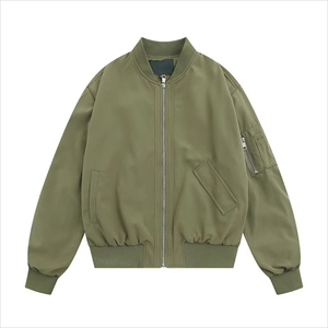 Cotton Bomber <b>Jacket</b> Manufacturing | Custom Casual Bomber <b>Jackets</b> Supplier <b>Long</b> Sleeves Comfortable <b>Jacket</b> - Product Image 1