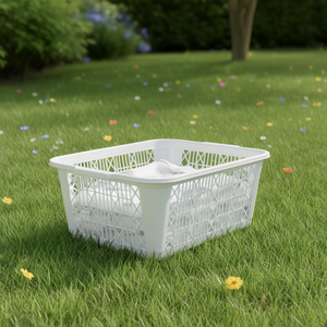 Cesta <b>plastica</b> (37x25,5x14,5cm) FAMILY Bianco 9060090112 - Product Image 3