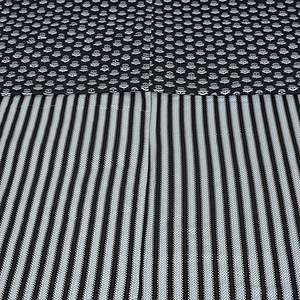 240 TC Cama doble de algodón Dohar Black Stripe Print (SHKR1025) - Product Image 2