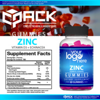 Compléments Alimentaires de Qualité Supérieure Fabriqués aux États-Unis, Marque Privée, Fournisseur OEM, Vente Chaude : Capsules à Croquer de Zinc et Vitamine D3 pour une Meilleure Santé