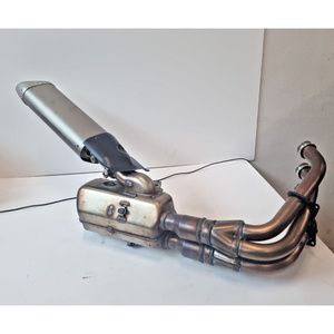 Sistema di Scarico Completo Yamaha R6, Silenziatore per Moto in Acciaio Inox con Terminale Originale Yamaha, Nuova Condizione - Product Image 1