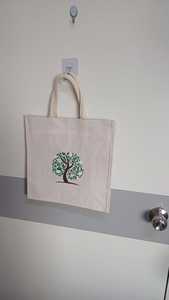 ถุงผ้าแคนวาสทำจากผ้าฝ้ายทนทานสำหรับพกพาใช้ในชีวิตประจำวันเป็นมิตรกับสิ่งแวดล้อมใช้ซื้อของร้านขายของชำ - Product Image 2