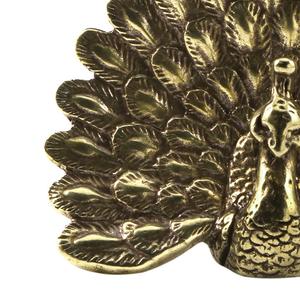 Sculpture de paon en laiton coulé Festival maison de mariage décor de jardin Sculptures de paon objet décoratif à des prix bas - Product Image 3