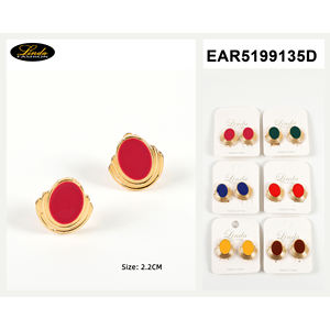 Pendientes de Perlas Linda New York, Forma de Flor, Chapados en Oro, Perlas Falsas Blancas de 3 cm, Joyería de Moda para Mujer, Uso Diario - Product Image 4