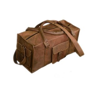 Bolso de lona de cuero plegable de poliéster Cierre de cremallera de Estilo Vintage Cómodo y portátil Bajo MOQ impermeable - Product Image 1