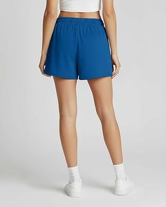 Shorts pour femmes personnalisés, couleur personnalisée, haute qualité, 100% coton, taille élastique, respirant, coupe ajustée, style sportif, bouton - Product Image 6