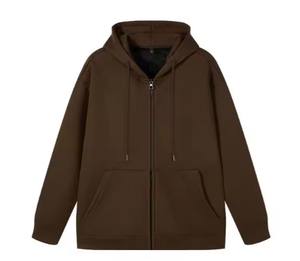 Nouveau sweat à capuche pour homme 100% coton, poids lourd, en molleton français, uni, coupe classique, écologique, séchage rapide, haute performance pour l'hiver - Product Image 1