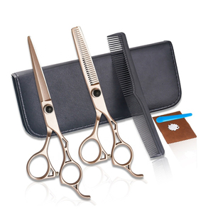 Coupe de cheveux professionnelle Salon de coiffure Kits de ciseaux à effiler Ciseaux à cheveux Ciseaux de coiffeur avec peigne Kit de coupe de cheveux - Product Image 1