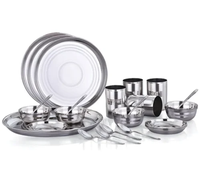 Yüksek kalite 6-Pieces paslanmaz çelik yemek takımı toptan masa dekorasyon öğesi yemek setleri
