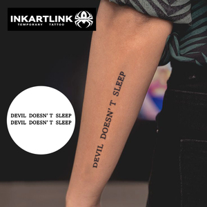 Mind Control Drip Style Semi Permanent <strong>Tattoo</strong> Gardenia Fruit Extract Lasting 15 Days Waterproof Streetwear Body Art Wholesale - Product Image 1