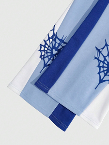 Pantalones Jogger de Lona Ecológicos y Transpirables para Hombre, Estampado Personalizado, Estilo Casual, Pierna Ancha, Corte Recto, Cintura Media - Product Image 5