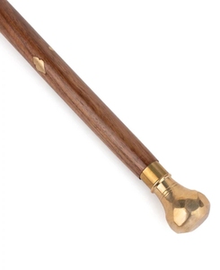 Bastón para caminar real con mango de latón hecho a mano de madera Sheesham, bastón para caminar coleccionable de estilo antiguo con mango de latón Vintage - Product Image 2