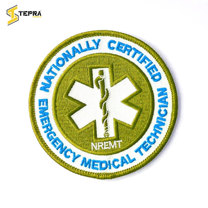 Parche bordado de tela tejida de diferentes colores con tarifa mayorista de diseño personalizado de TEPRA SPORTS - Product Image 3