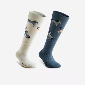 Dernière collection de chaussettes de sport imprimées avec logo personnalisé de haute qualité pour l'équitation Vente en gros directe d'usine - Product Image 1