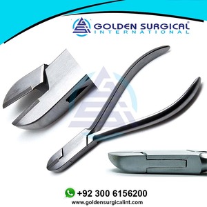 Cortador de ligaduras de acero inoxidable Manual estándar, alicates de ortodoncia Dental (punta TC), cortador de alambre duro quirúrgico con agarre ergonómico - Product Image 5
