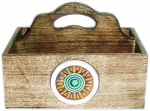 Juego de macetas de madera Vintage artesanales hechas a mano de alta calidad diseño moderno decoración de escritorio única gran oferta artículo al por mayor - Product Image 4