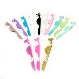 Vente chaude 7pcs Professionnel En Acier Inoxydable Argent Extension De Cils Pince À Épiler Kit Précision Durable Faux Cils Outils Lash - Product Image 3