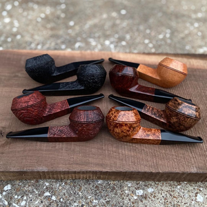 Pipa de Fumar Recta de Madera Natural con Acabado Lacado, Estilo Clásico, Pipa de Tabaco Hecha a Mano - Product Image 3