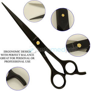 Ciseaux de toilettage de barbe en acier inoxydable, outil de coiffure pour hommes, ciseaux de barbe et de moustache de haute qualité pour hommes - Product Image 3