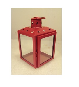 <b>Red</b> Lantern | <b>Candle</b> Hanging Lantern Stand - Product Image 1