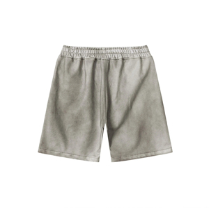กางเกงขาสั้นผ้าฝ้ายบริสุทธิ์สำหรับผู้ชายกางเกงขาสั้นลำลองสีจางแบบลำลองสำหรับฤดูร้อน - Product Image 6